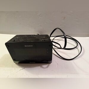 Sony Black Digital Radio clock